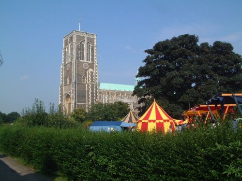 Bartholomews Fair at Southwold, with St.Edmund's church in the background - credit: Tim Heaps